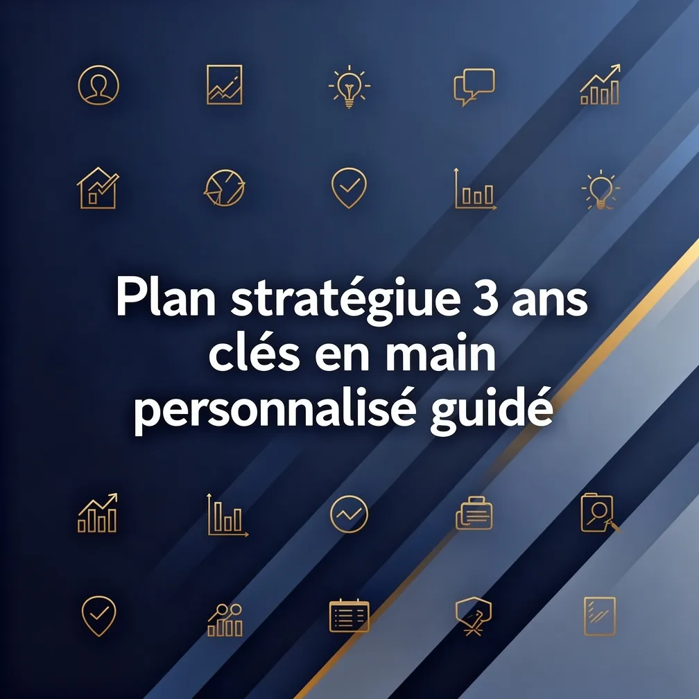Plan stratégique 3 ans clés en main personnalisé guidé