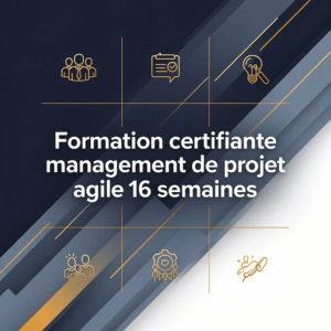 Formation certifiante management de projet agile 16 semaines