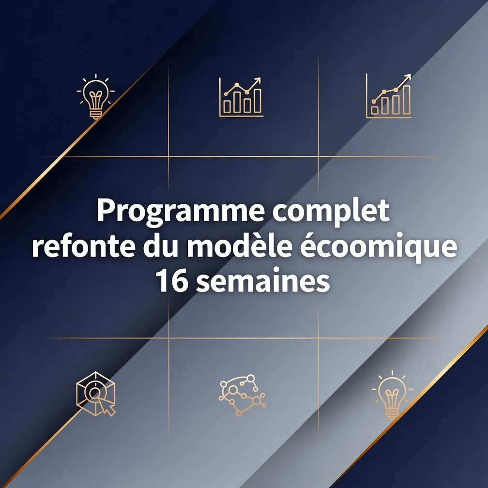 Programme complet refonte du modèle économique 16 semaines